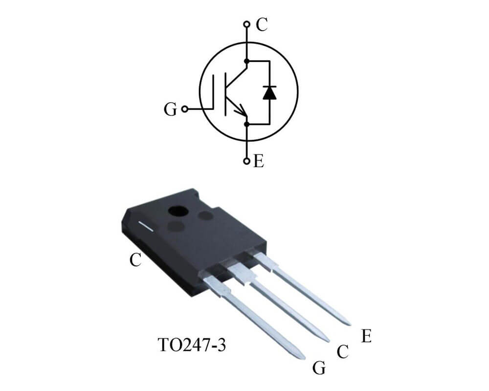 IGBT single-tube